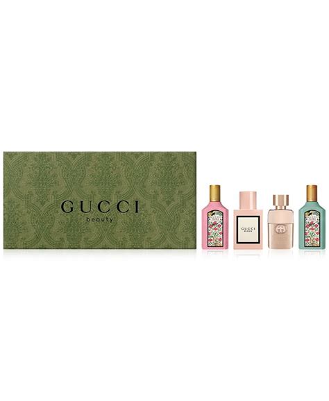 mini perfume set gucci|gucci 4 piece gift set.